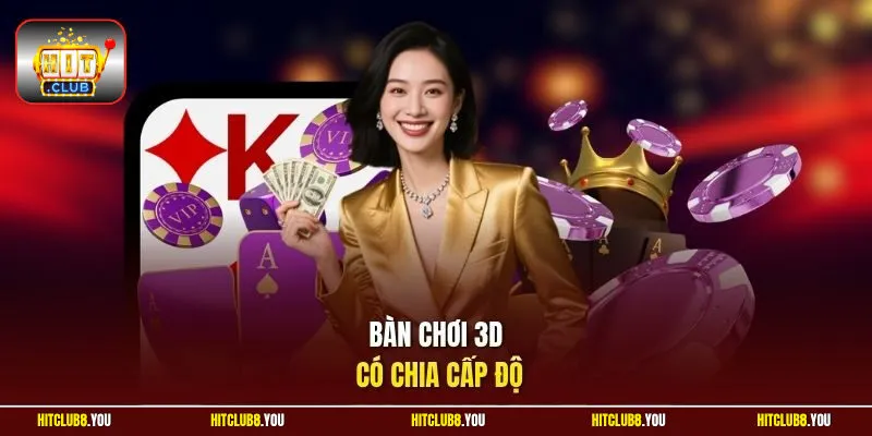 Bàn chơi 3D có chia cấp độ